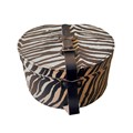 Hat box 40cm zebra