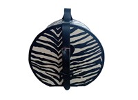 Hat box 40cm zebra