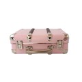 Riveted suitcase 30cm pink