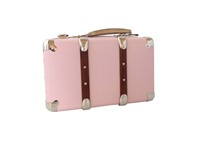 Riveted suitcase 40cm pink