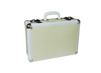 Riveted suitcase 40cm yellow 