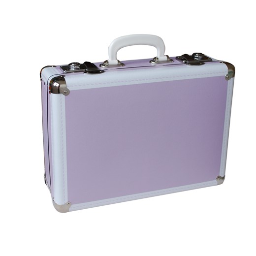 Riveted suitcase 40cm purple