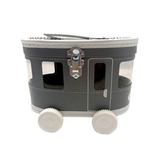 Children´s suitcase tram grey 