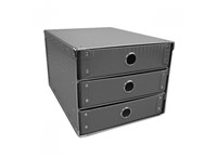 Drawer box A4 grey
