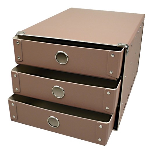 Drawer box A4 brown