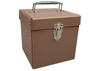 Box with inside shelves 16cm brown