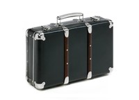 Riveted suitcase 40cm black