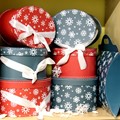 Christmas bag big blue-green