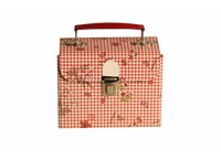 Children´s handbag 15cm check flowers