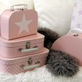 Children´s suitcase 25cm pink
