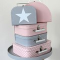 Children´s suitcase 25cm pink