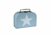 Children´s suitcase 20cm blue with star
