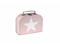 Children´s suitcase 20cm pink with star