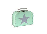Children´s suitcase 20cm mint with star