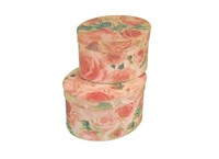 Oval box big roses, Leitner collection 2-set