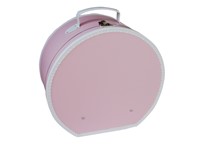 Kloboukovka 40cm růžová s bílou lemůvkou