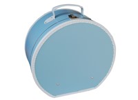 Kloboukovka 40cm modrá s bílou lemůvkou