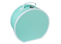Kloboukovka 40cm mint s bílou lemůvkou