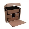 Rozkládací box 16cm hnědý