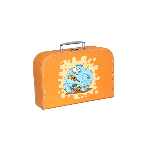 Dětský kufřík 20cm oranžový příšerky