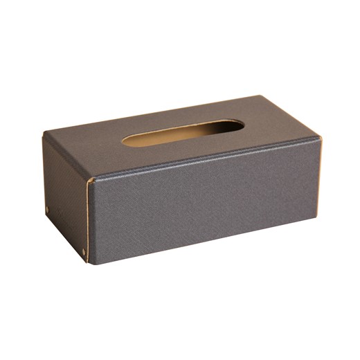 Box na kapesníky metal edition ocelově modrá